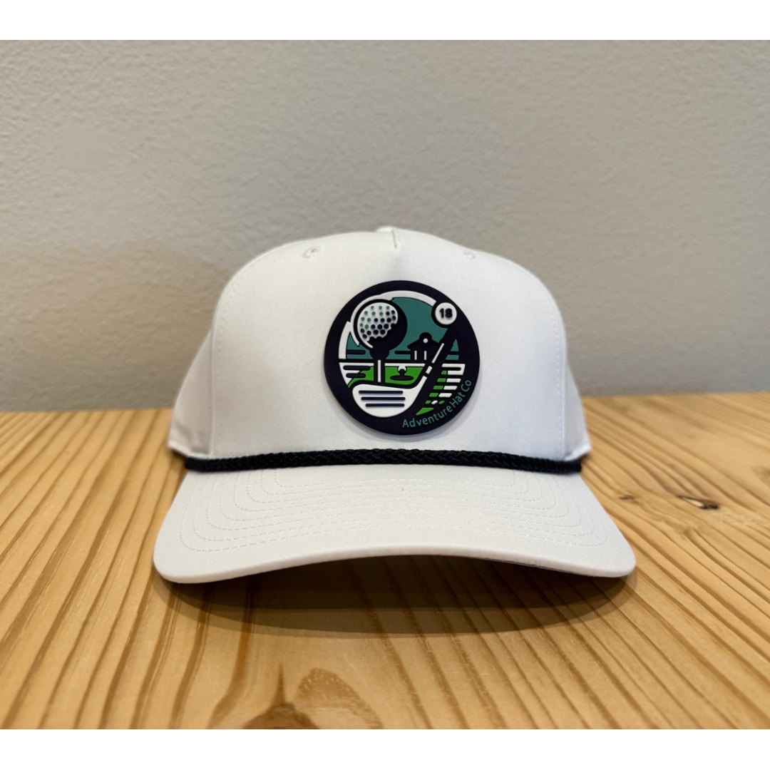 Golf Rope Hat With PVC (Rubber) Patch