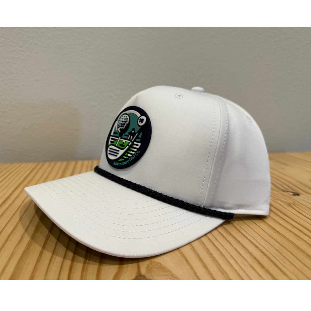 Golf Rope Hat With PVC (Rubber) Patch