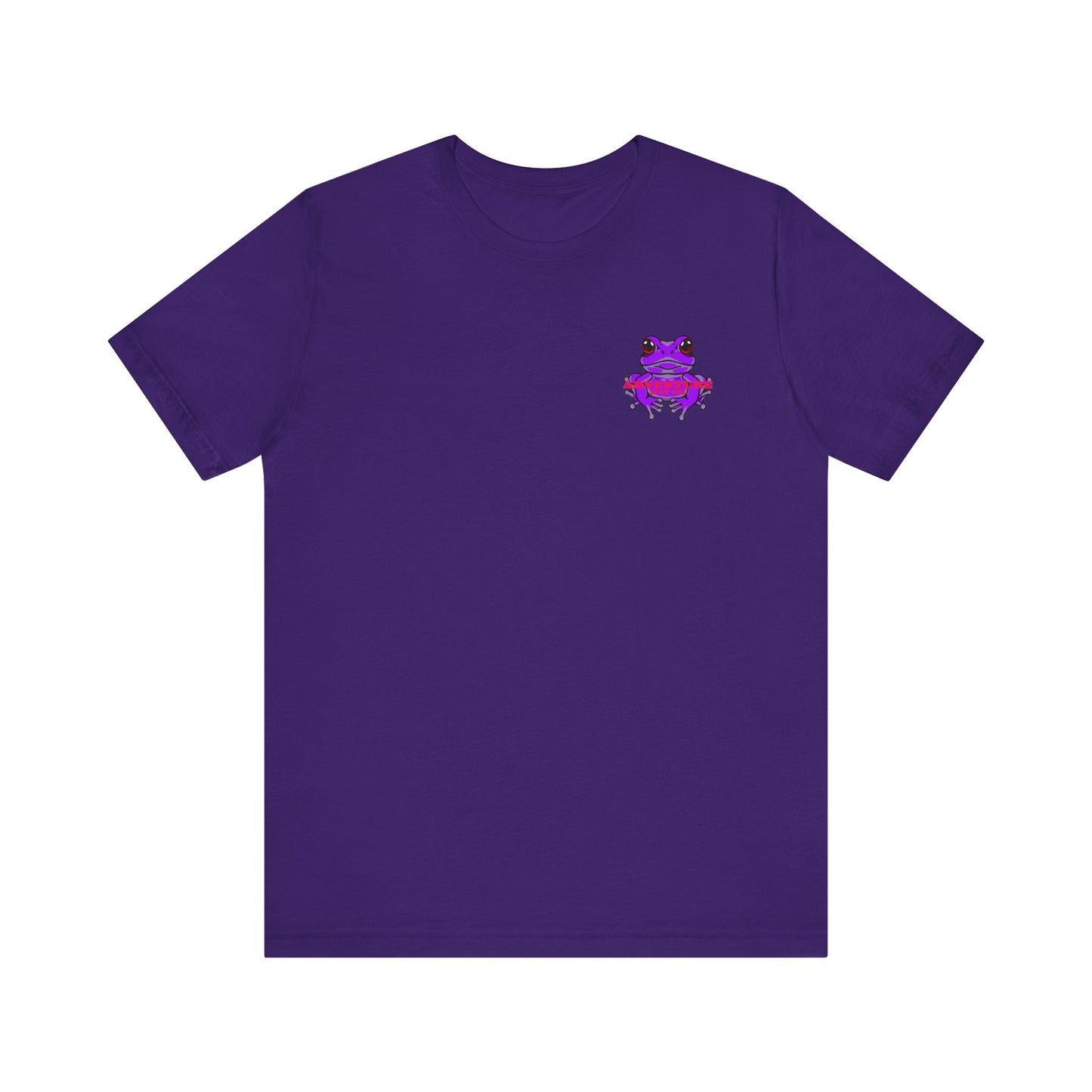 Adventure Hat Co Purple Frog Shirt Unisex Jersey Short Sleeve Tee