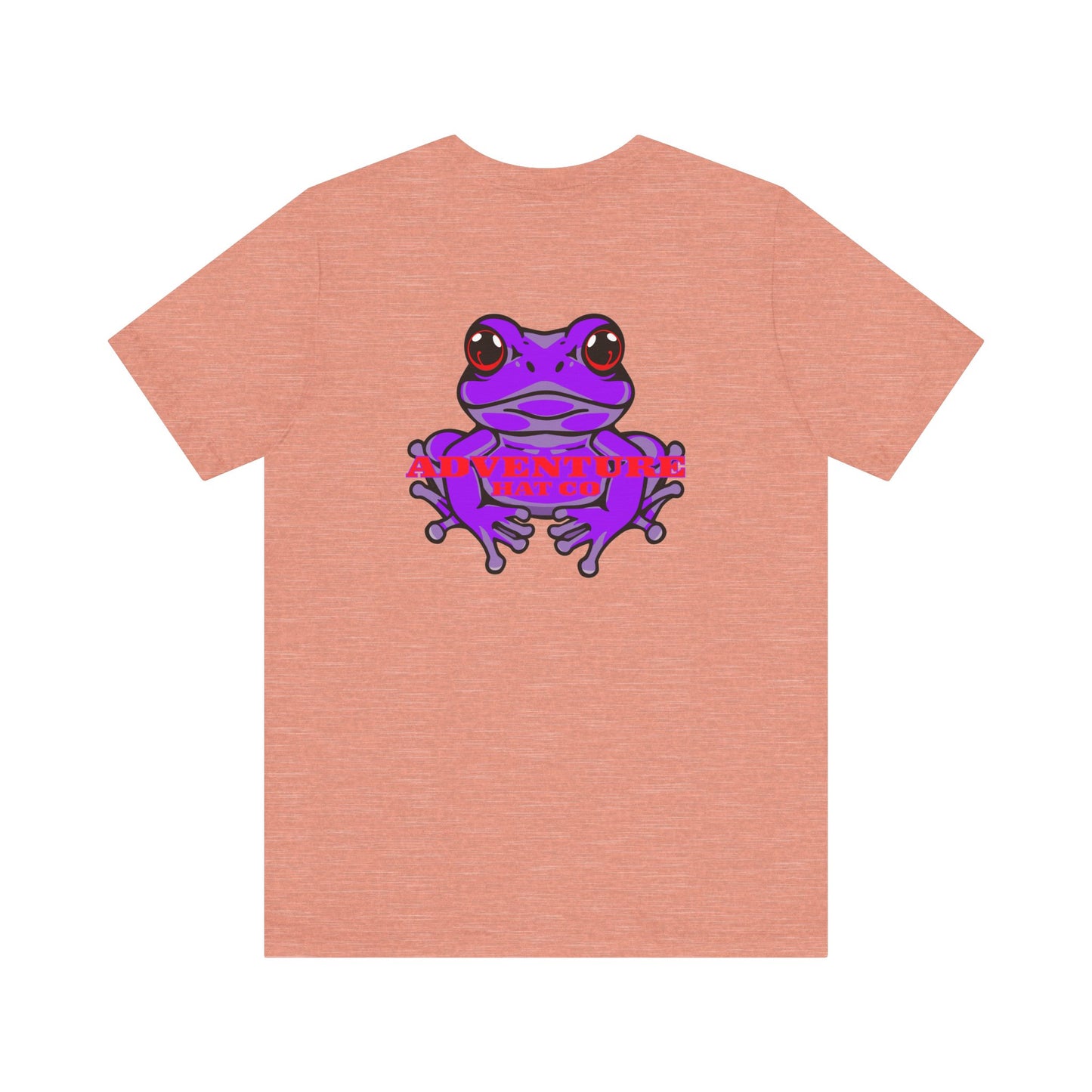 Adventure Hat Co Purple Frog Shirt Unisex Jersey Short Sleeve Tee