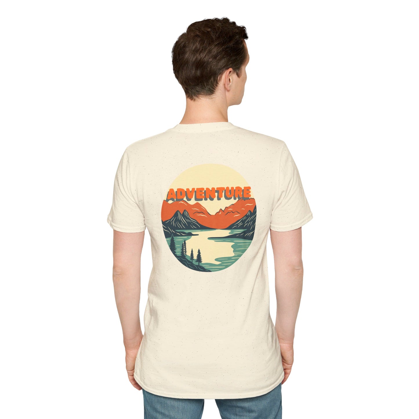 Adventure Hat Co Mountain Neutral Colors Unisex Soft style T-Shirt