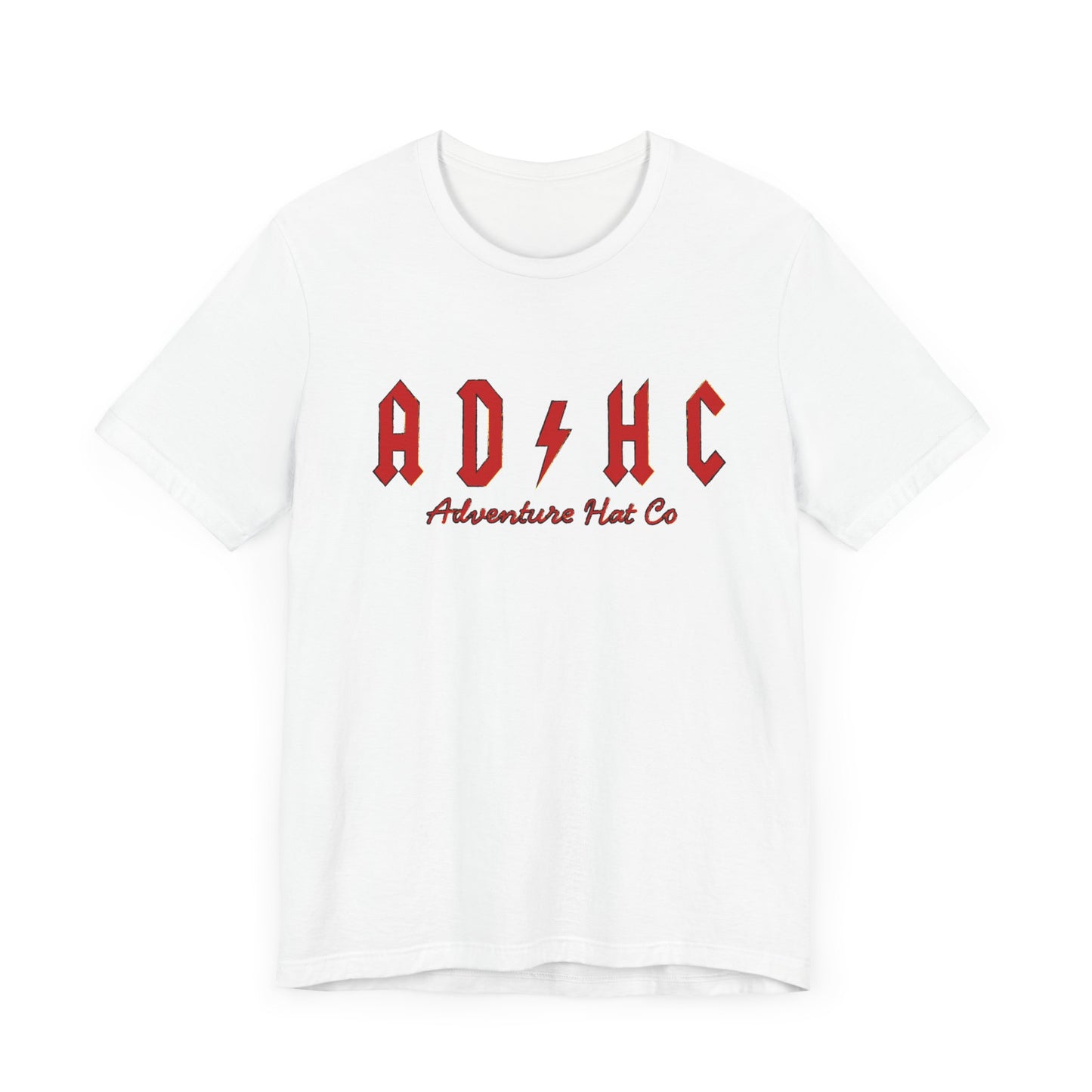 Adventure Hat Co AC/DC inspired shirt AD/HC Unisex Jersey Short Sleeve Tee