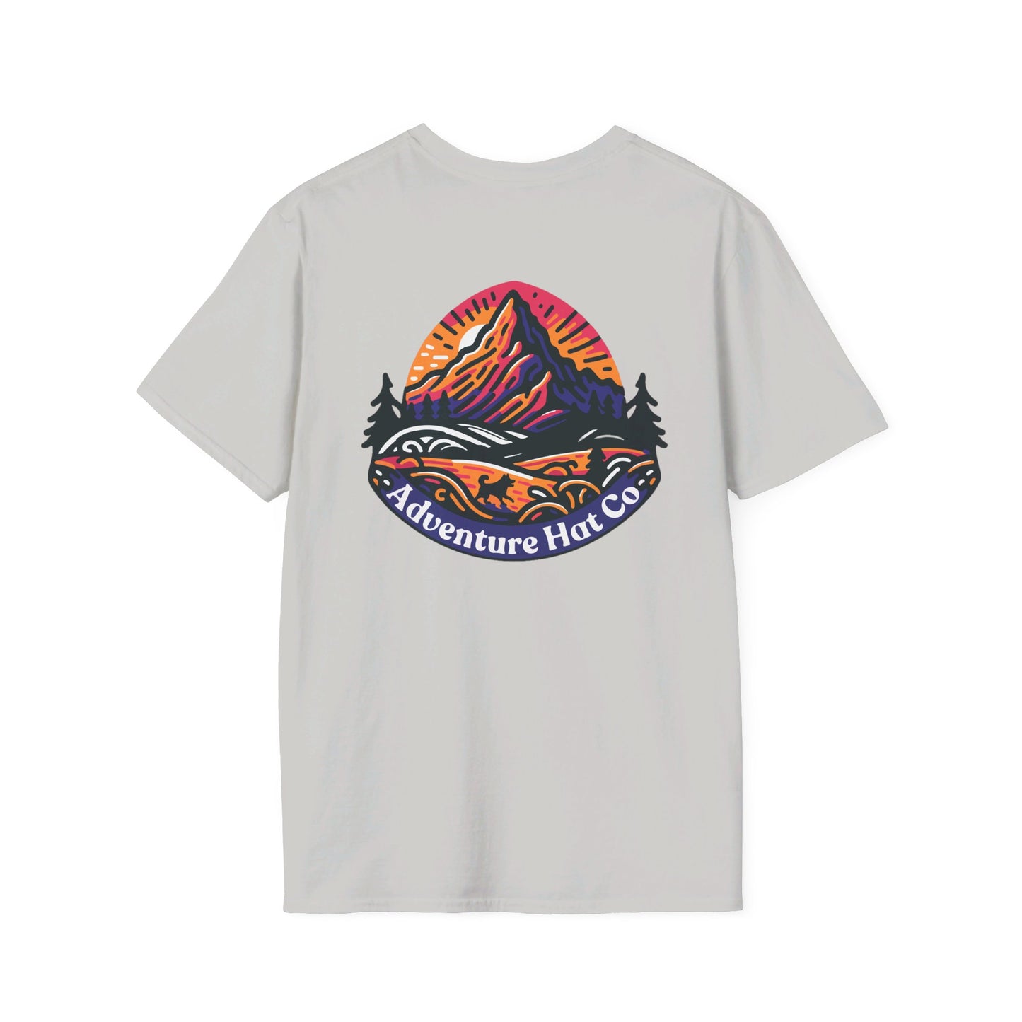 Adventure Hat Co Colorful Mountains Unisex Soft style T-Shirt