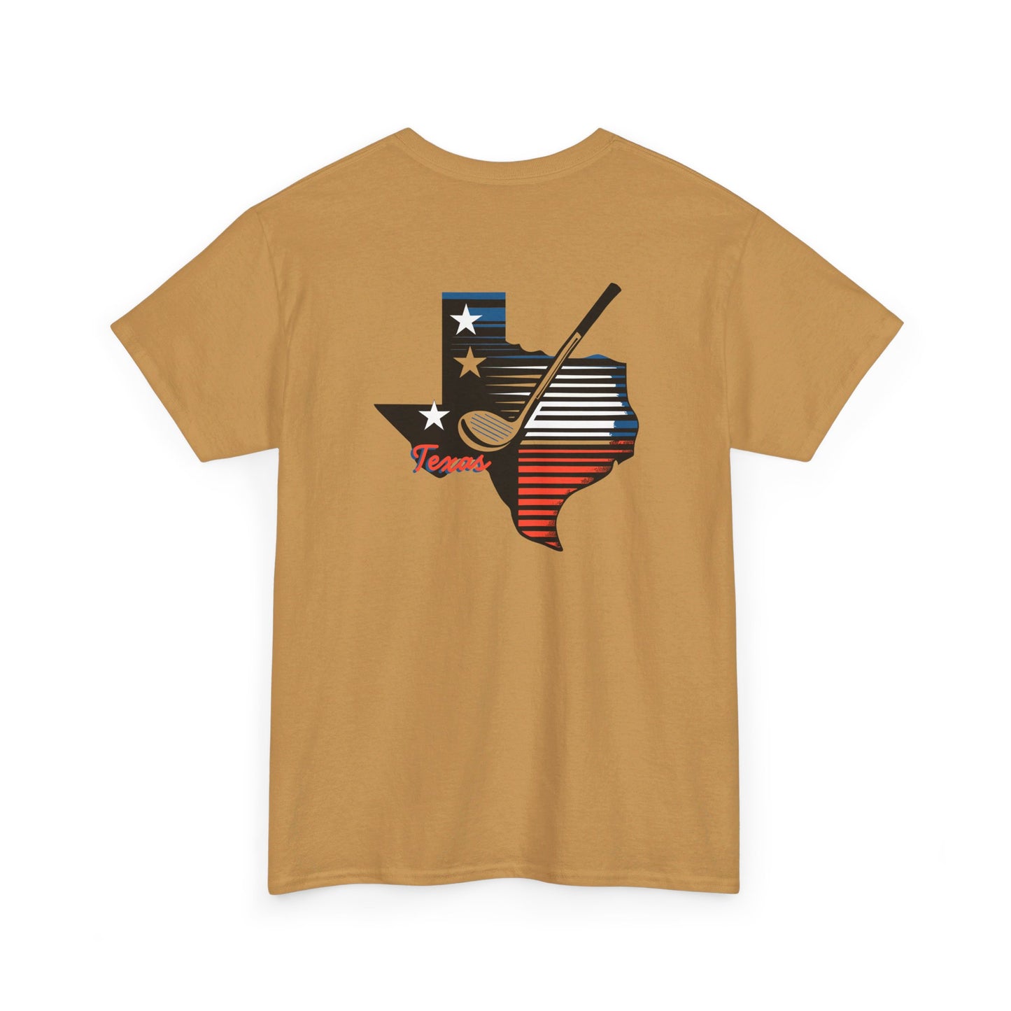 Adventure Hat Co Golf Texas T-Shirt Unisex Heavy Cotton Tee