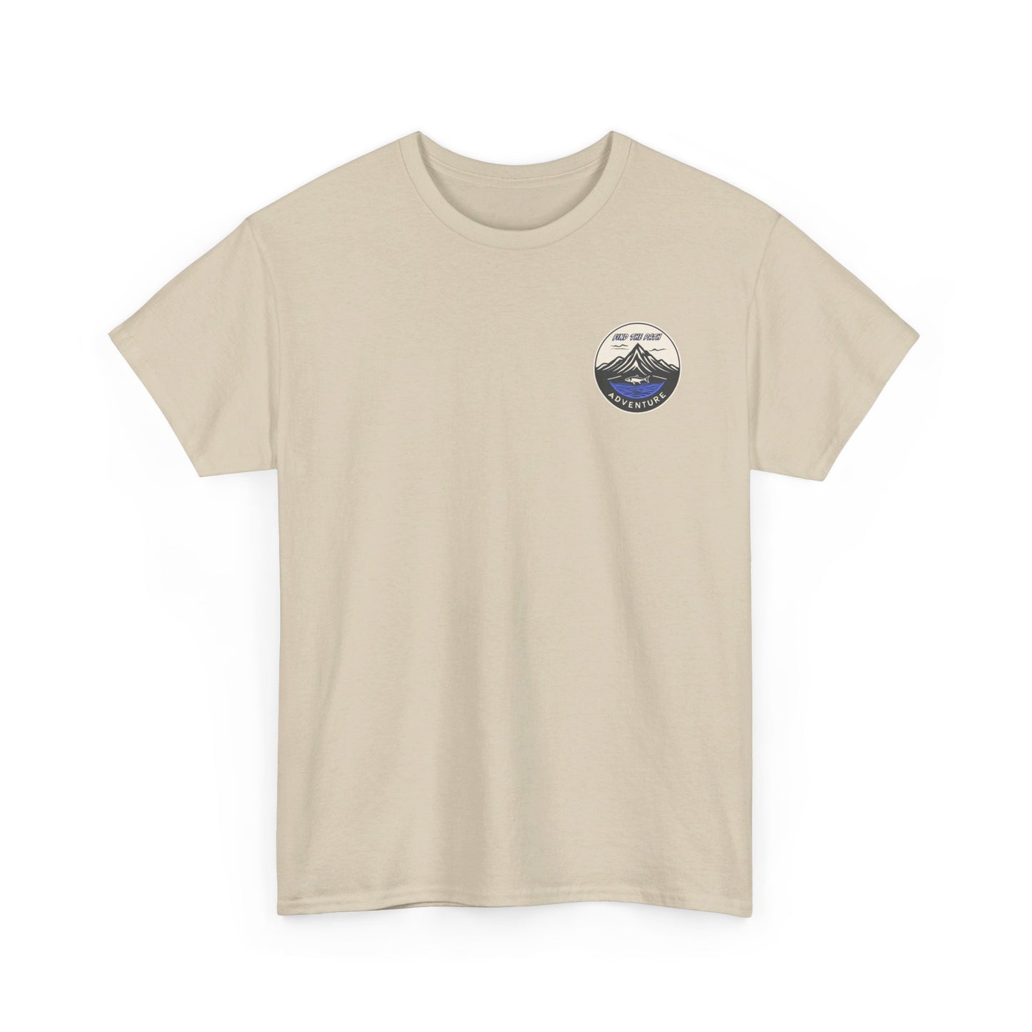 Find the Path Fish in the Mountains Unisex Heavy Cotton Tee