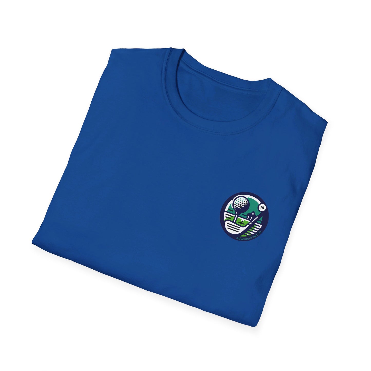 Adventure Hat Co Golf Design Unisex Softstyle T-Shirt