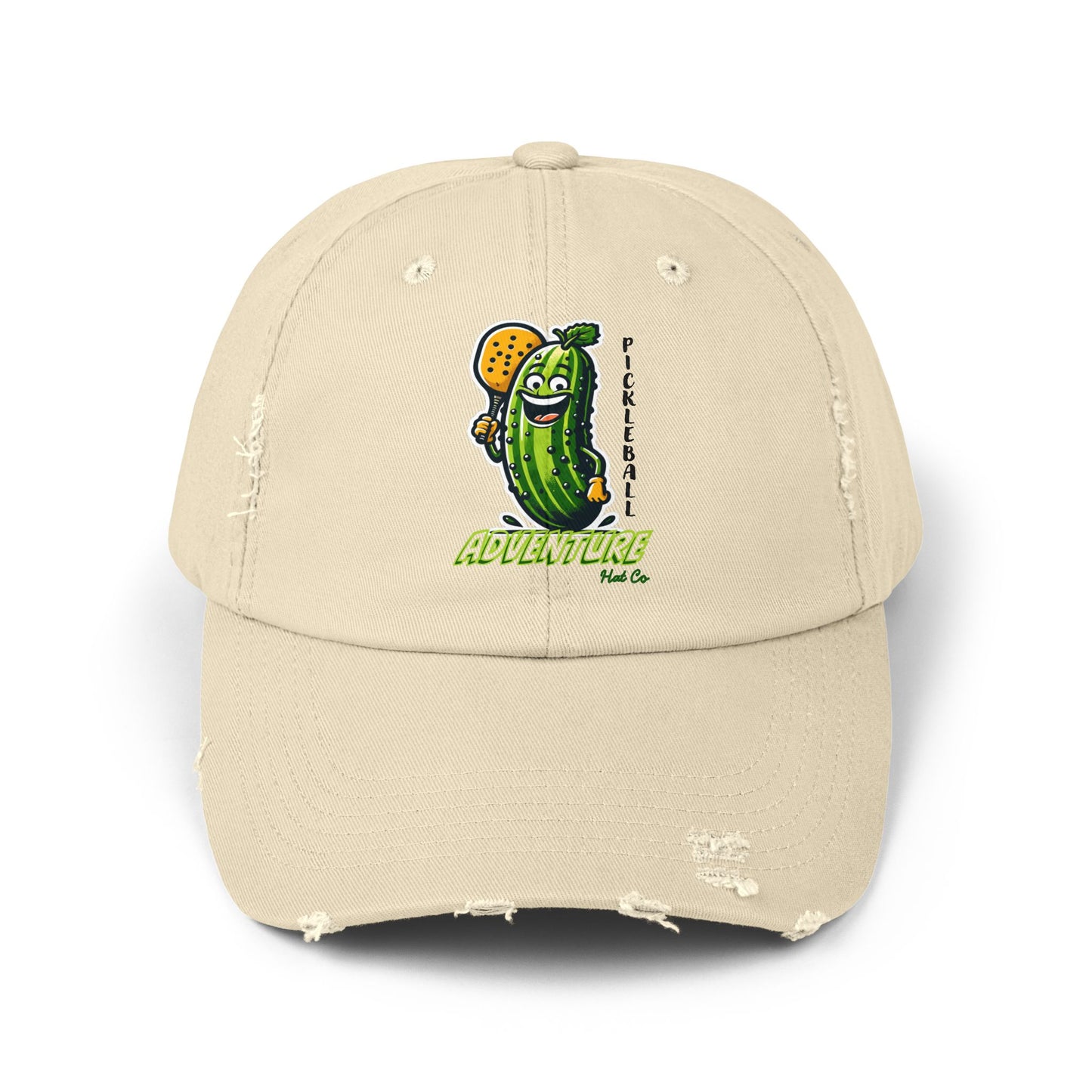 Adventure Hat Co Pickleball Dad Cap Unisex Distressed Cap