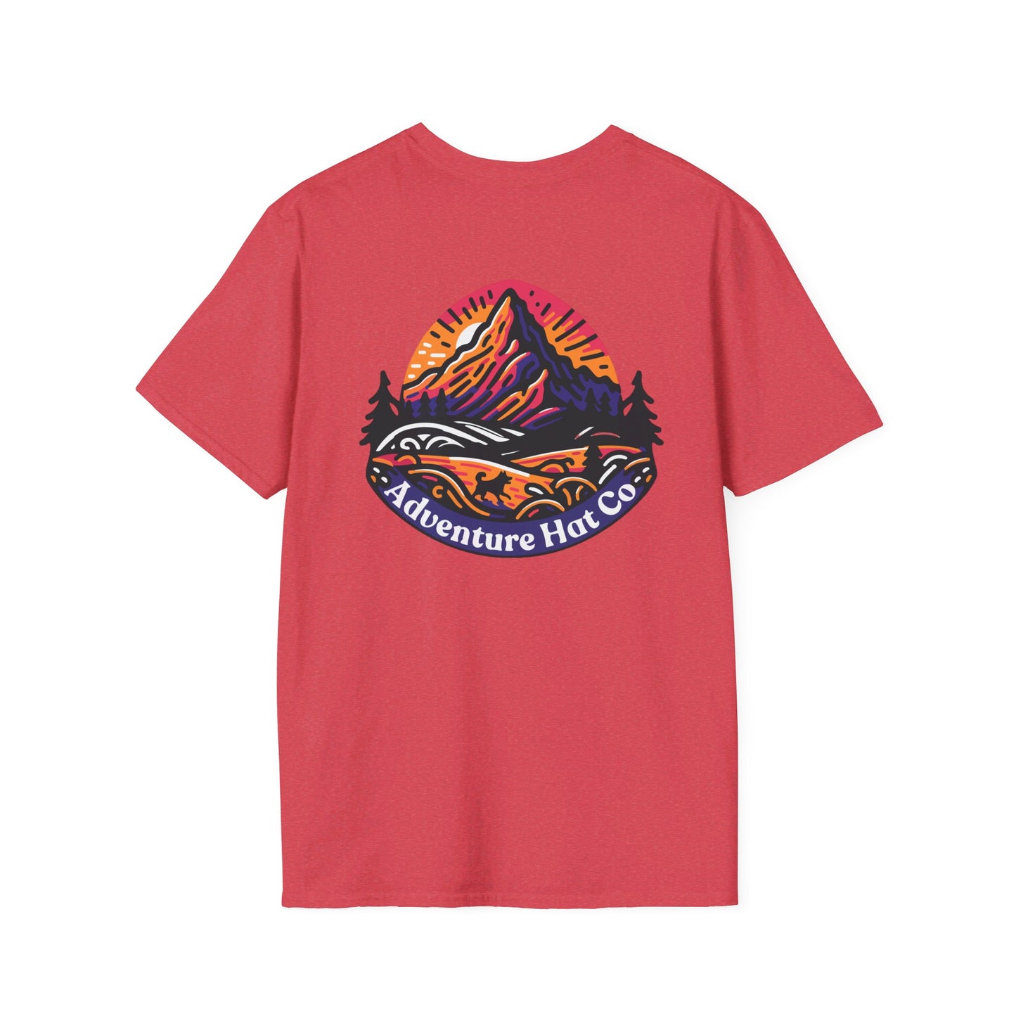 Adventure Hat Co Colorful Mountains Unisex Soft style T-Shirt