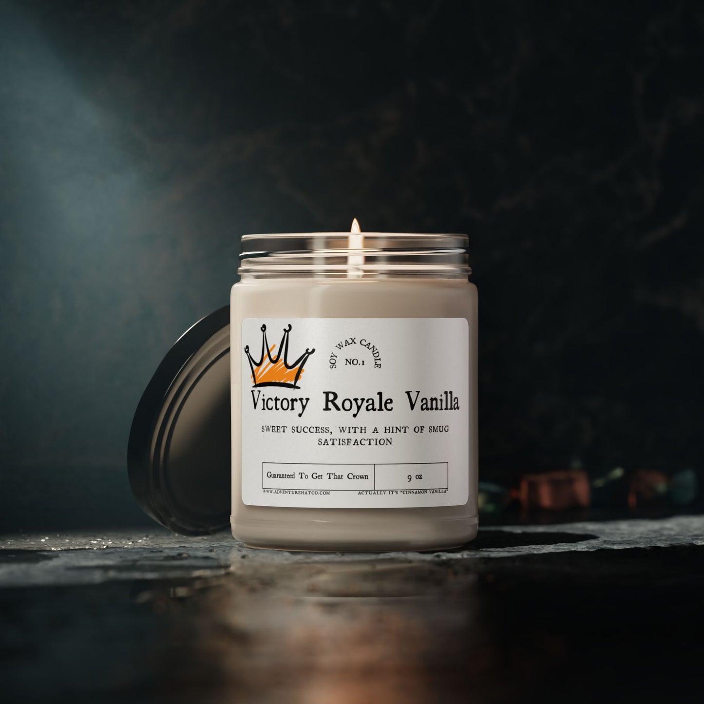 Funny Gaming Themed Candle, Victory Royale Vanilla