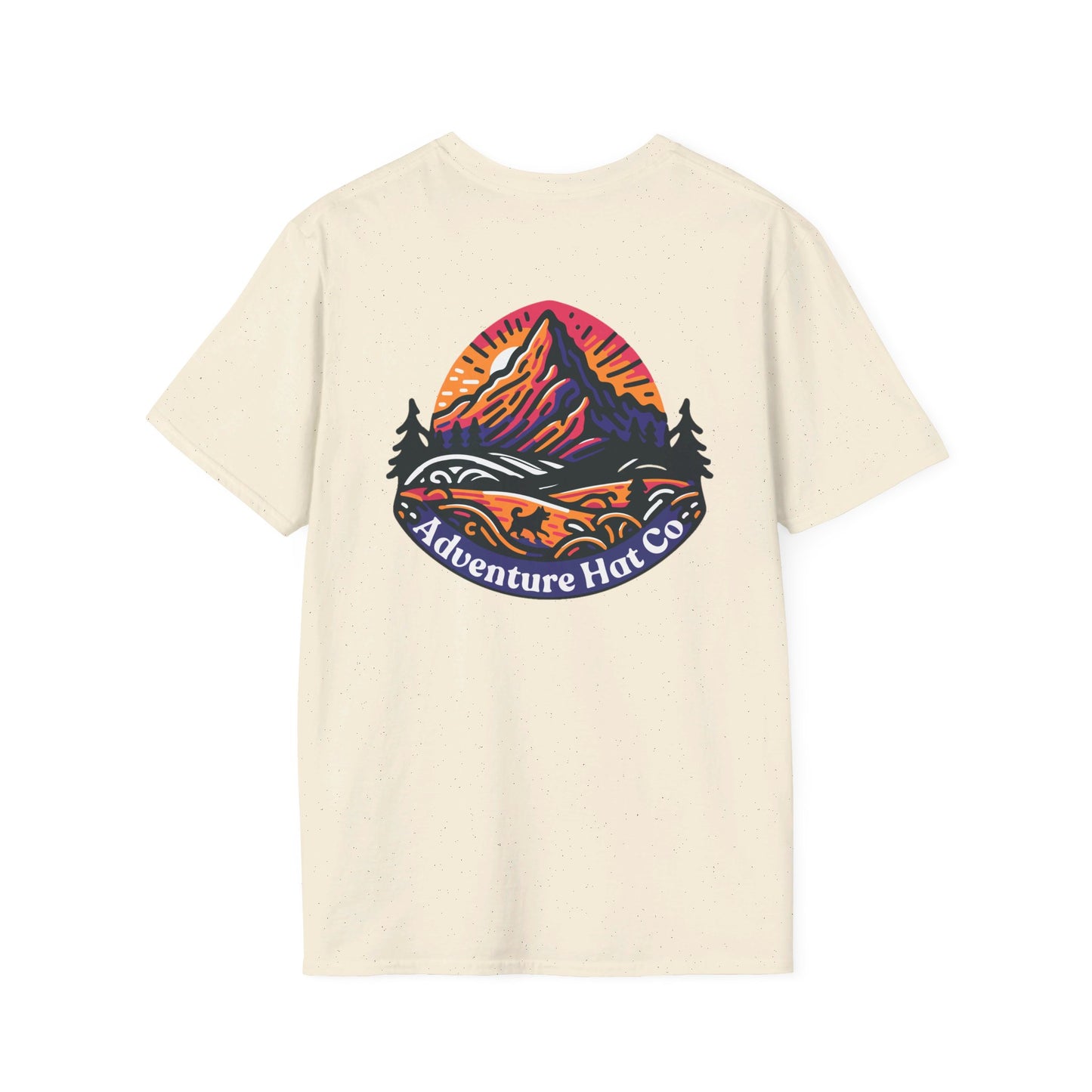 Adventure Hat Co Colorful Mountains Unisex Soft style T-Shirt