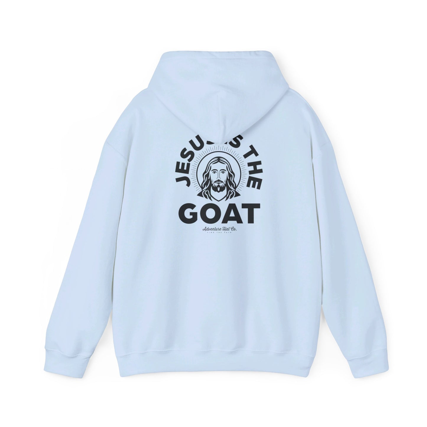 Adventure Hat Co "Jesus is the GOAT" Hoodie Unisex Heavy Blend™ Hooded Sweatshirt