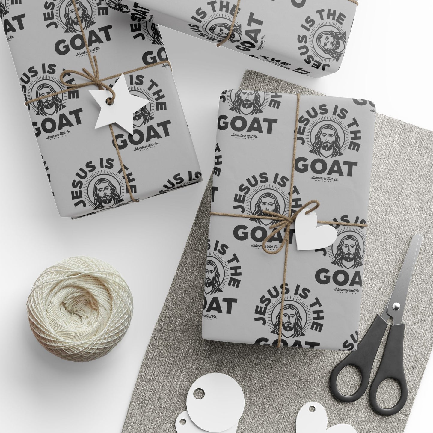 Jesus is the G.O.A.T (Greatest Of All TIme) Wrapping Paper