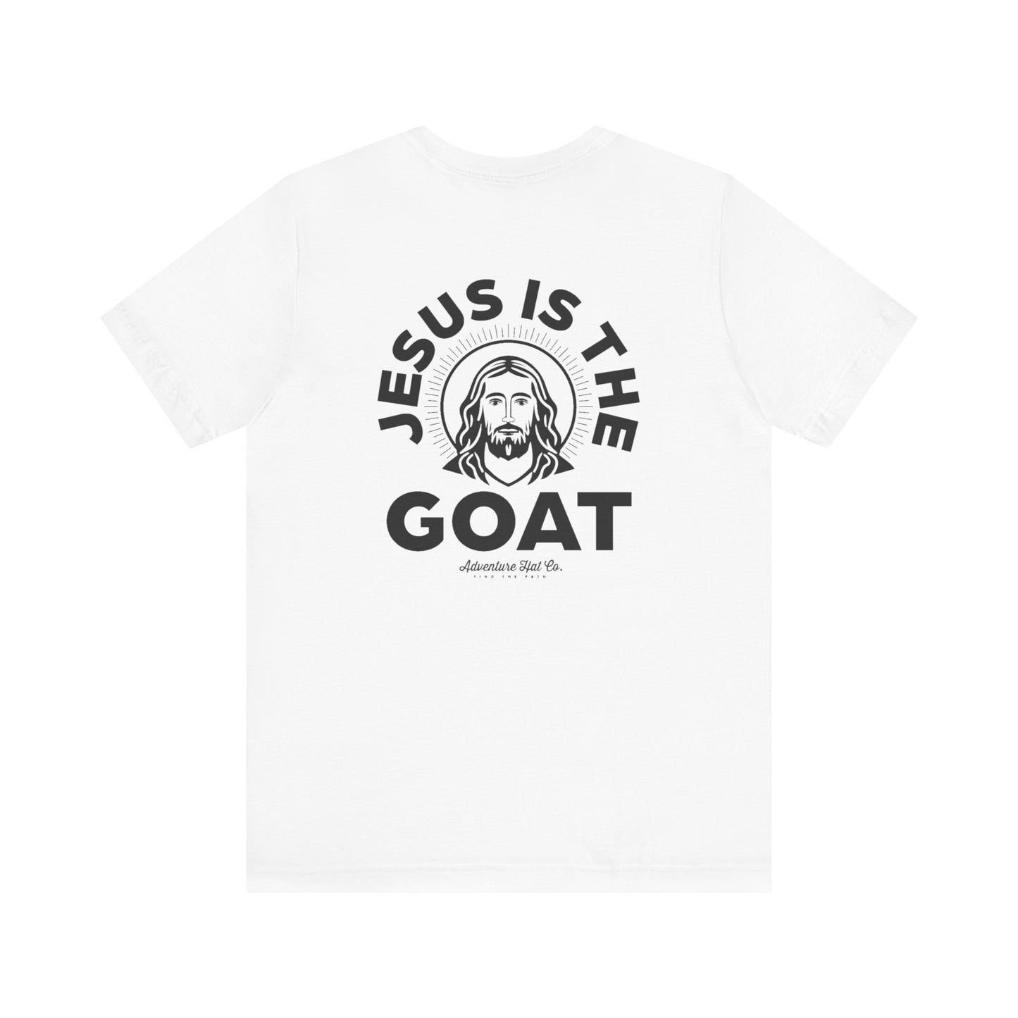 Jesus is the GOAT Unisex Tee - Adventure Hat Co designed for our Youth Group Shirt