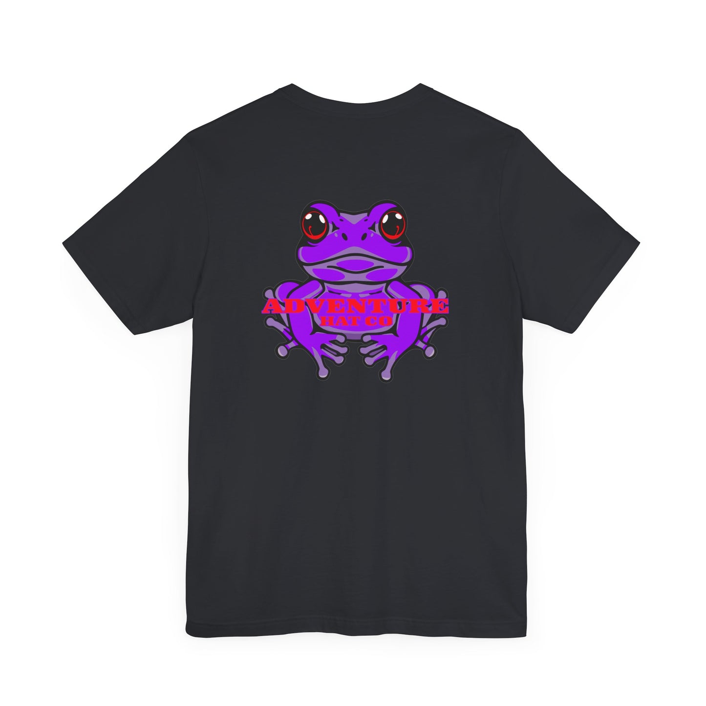 Adventure Hat Co Purple Frog Shirt Unisex Jersey Short Sleeve Tee