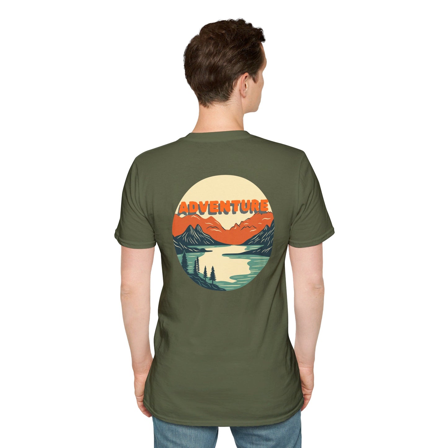 Adventure Hat Co Mountain Neutral Colors Unisex Soft style T-Shirt