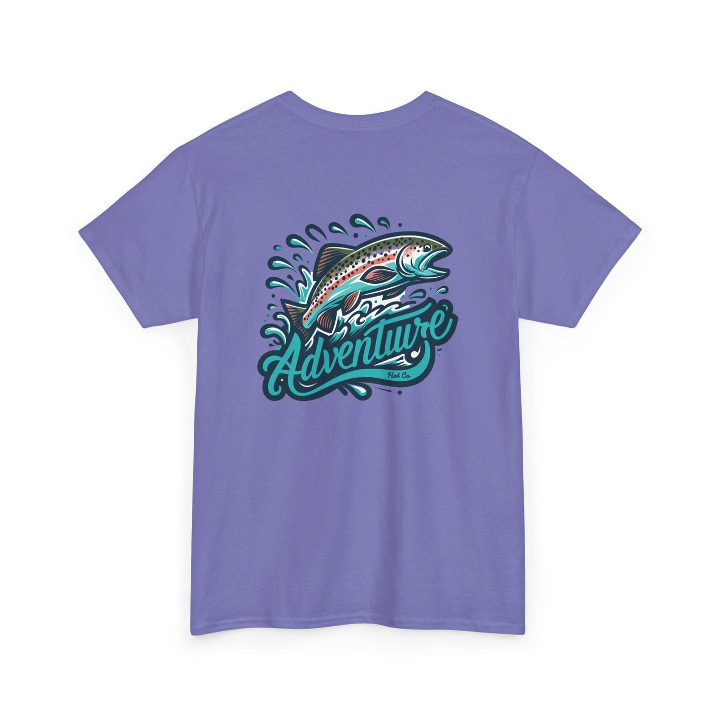 Adventure Hat Co Rainbow Trout Unisex Heavy Cotton Tee