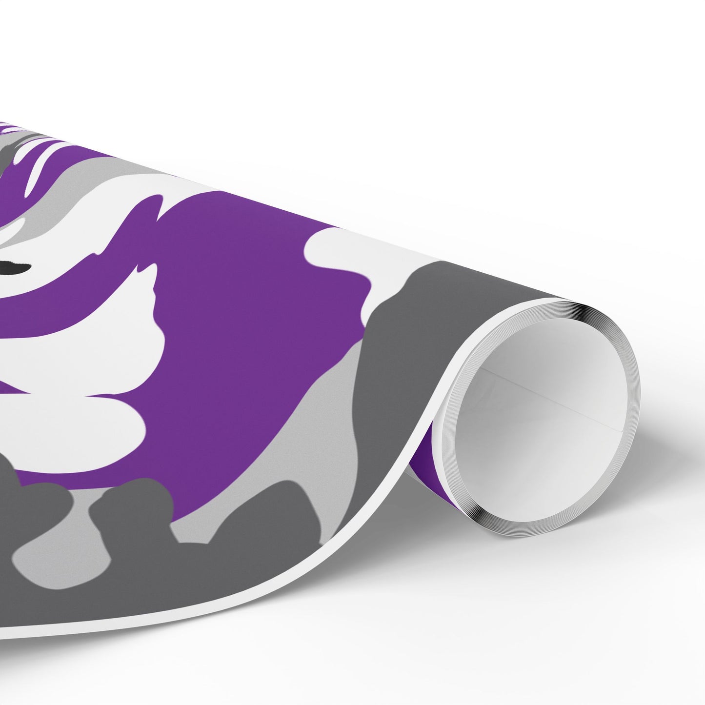 Purple Camouflage Wrapping Paper