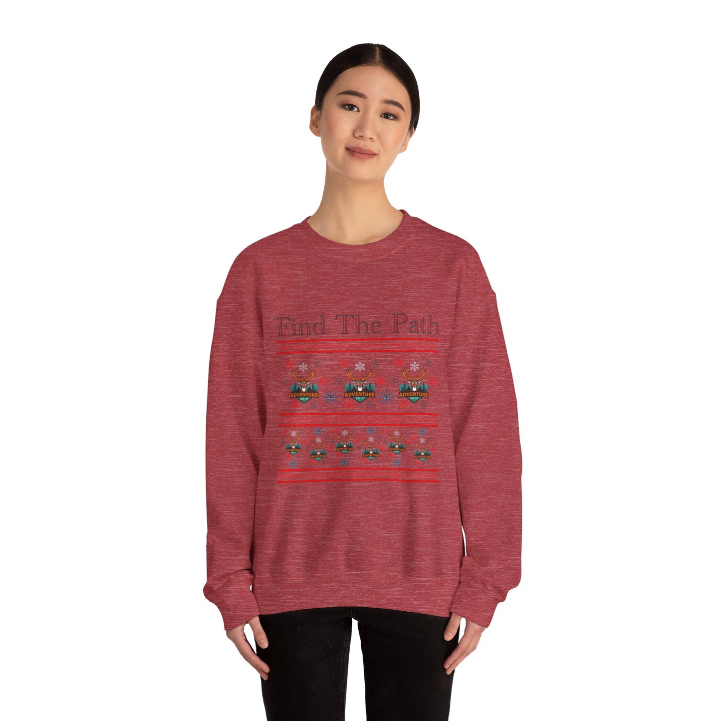 Adventure Hat Co Ugly Sweater Unisex Heavy Blend™ Crewneck Sweatshirt