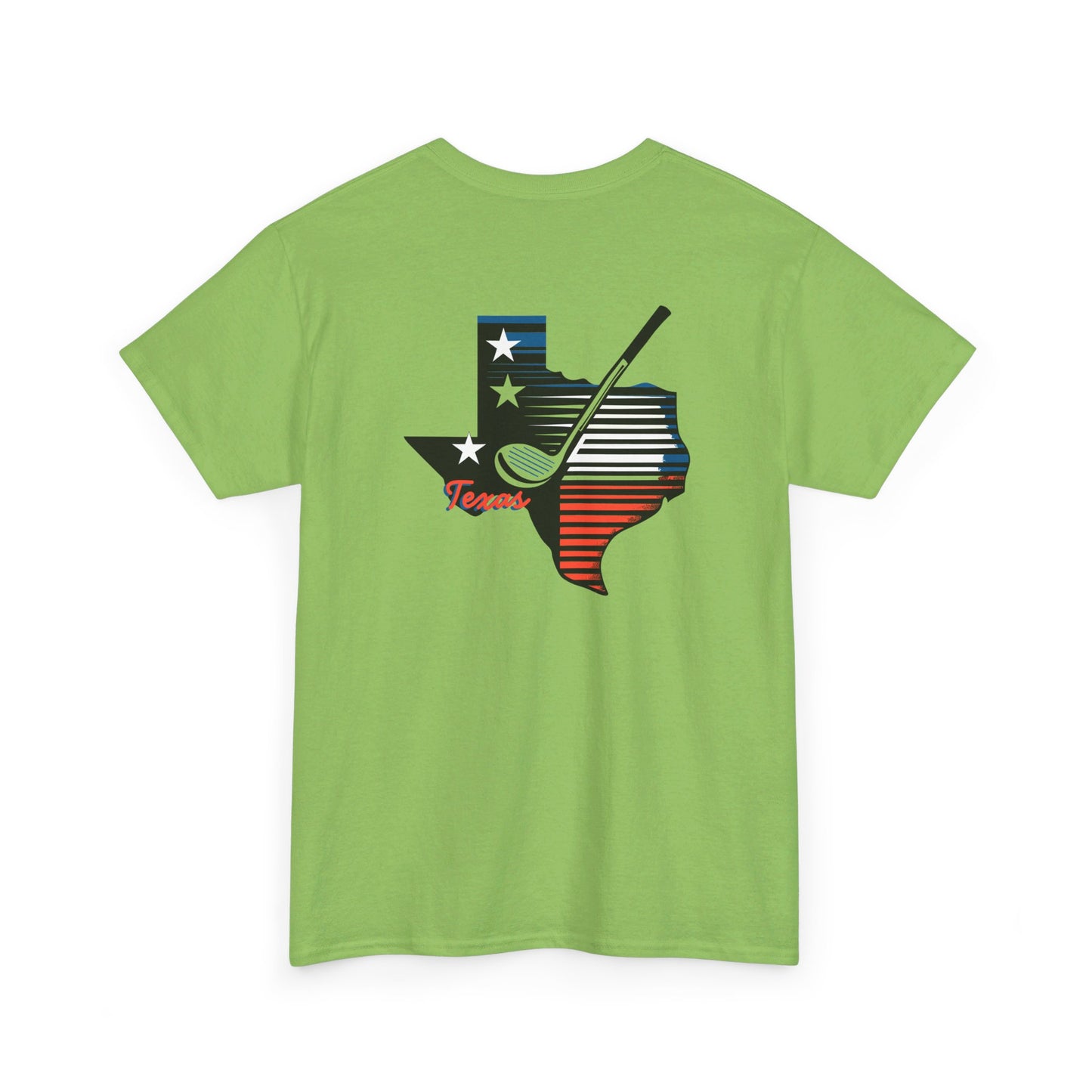 Adventure Hat Co Golf Texas T-Shirt Unisex Heavy Cotton Tee