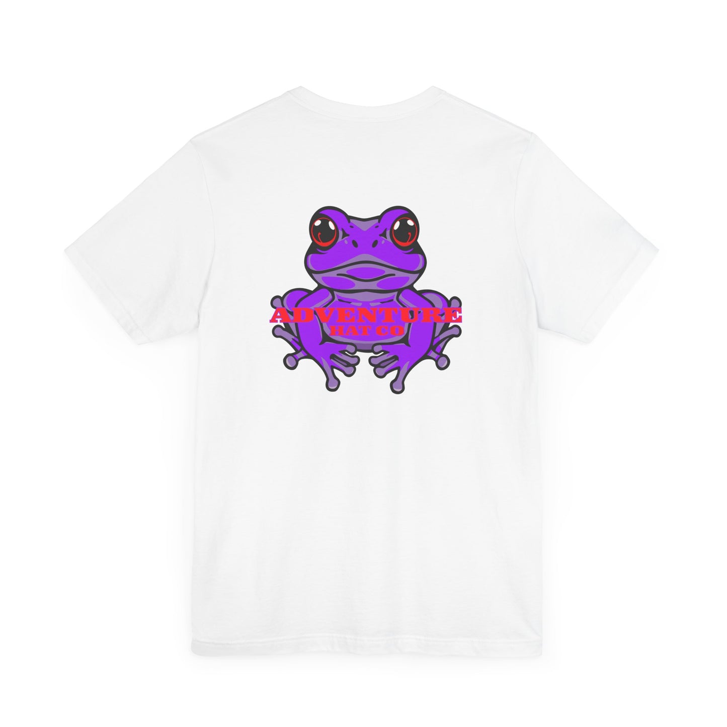 Adventure Hat Co Purple Frog Shirt Unisex Jersey Short Sleeve Tee