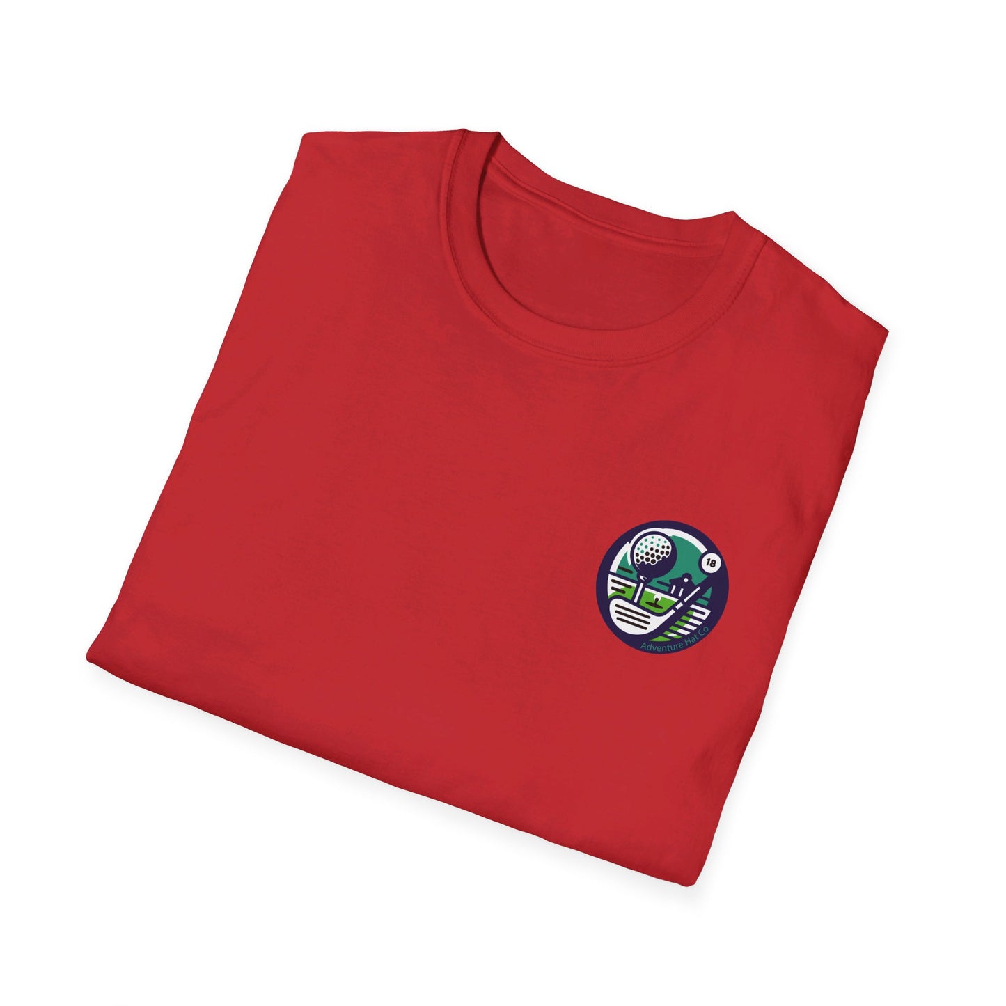 Adventure Hat Co Golf Design Unisex Softstyle T-Shirt