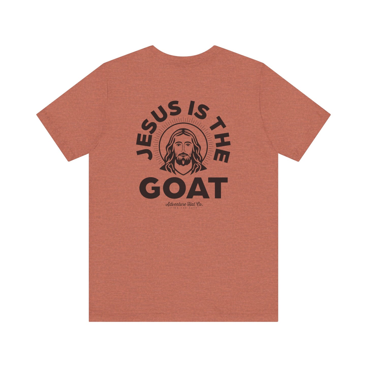 Jesus is the GOAT Unisex Tee - Adventure Hat Co designed for our Youth Group Shirt