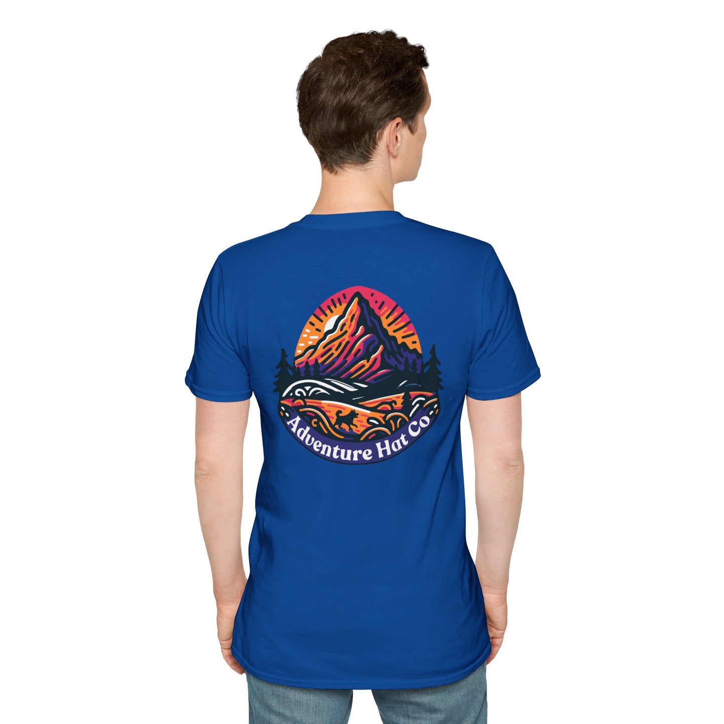 Adventure Hat Co Colorful Mountains Unisex Soft style T-Shirt