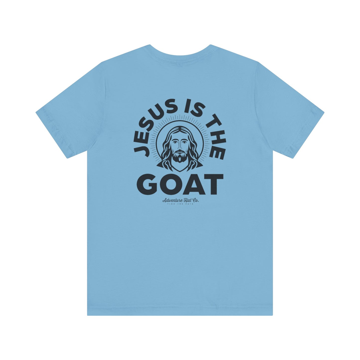 Jesus is the GOAT Unisex Tee - Adventure Hat Co designed for our Youth Group Shirt