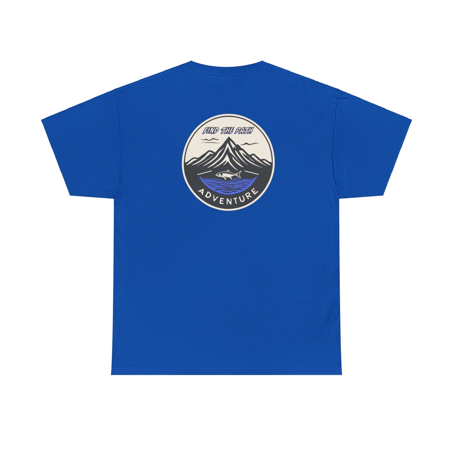 Find the Path Fish in the Mountains Unisex Heavy Cotton Tee