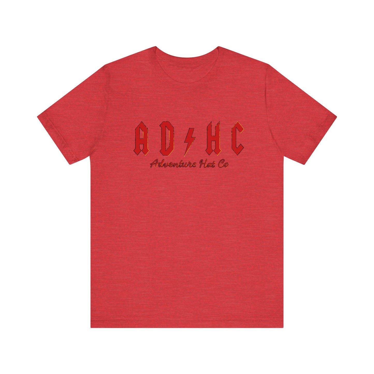 Adventure Hat Co AC/DC inspired shirt AD/HC Unisex Jersey Short Sleeve Tee