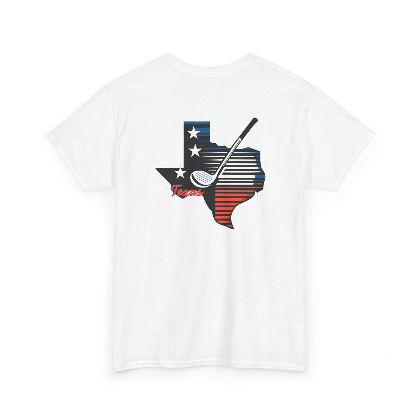 Adventure Hat Co Golf Texas T-Shirt Unisex Heavy Cotton Tee