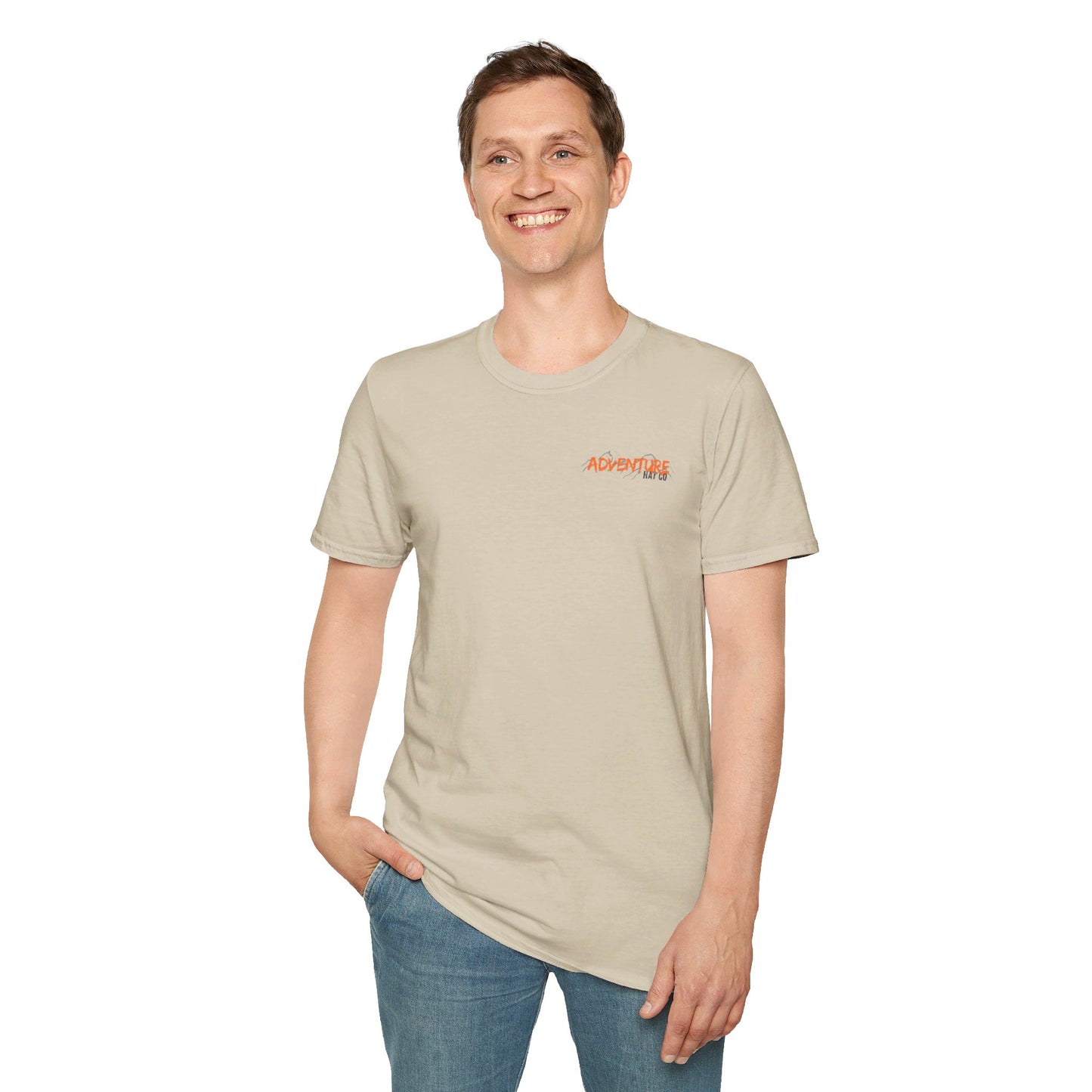 Adventure Hat Co Mountain Neutral Colors Unisex Soft style T-Shirt