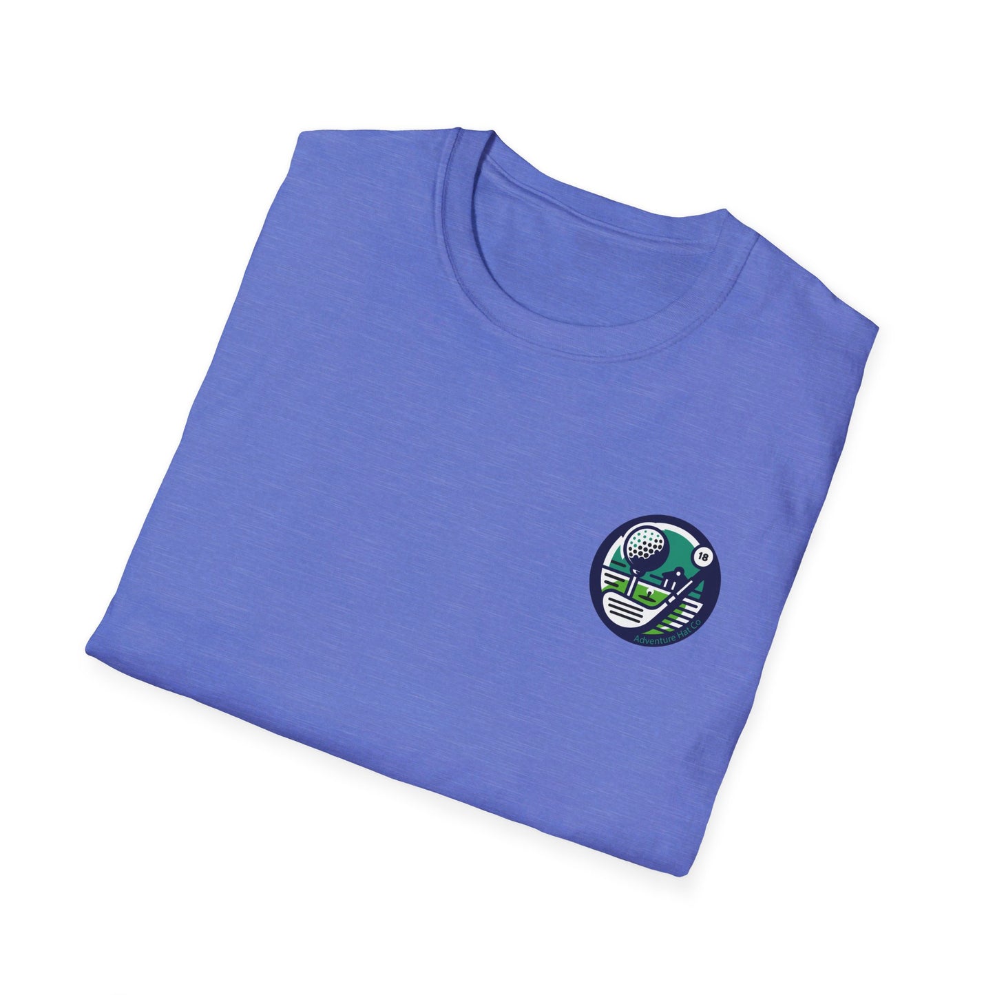 Adventure Hat Co Golf Design Unisex Softstyle T-Shirt