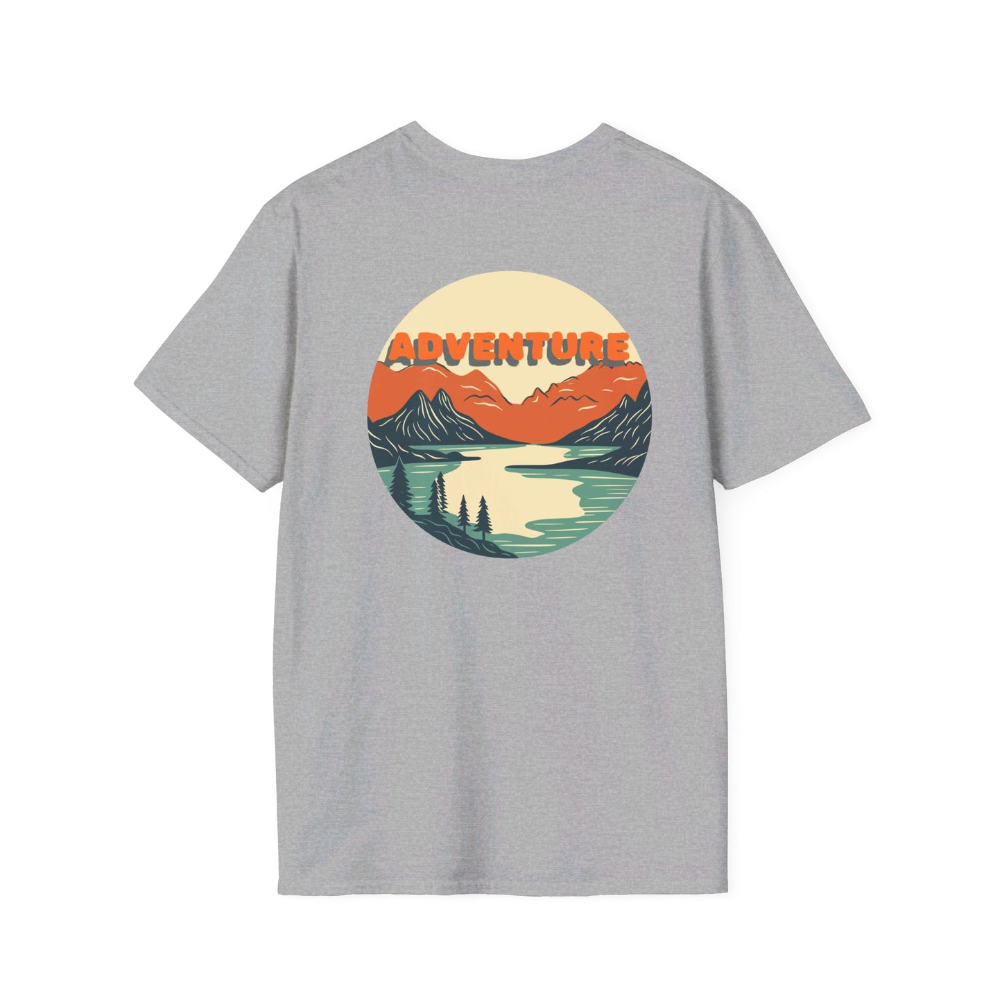 Adventure Hat Co Mountain Neutral Colors Unisex Soft style T-Shirt