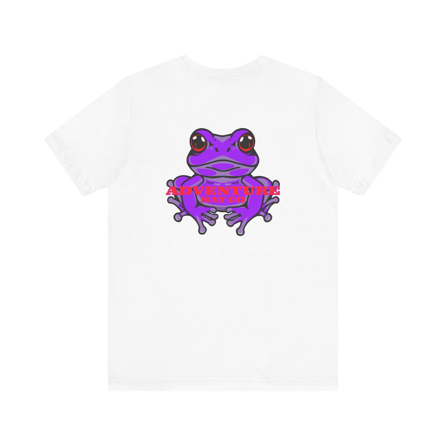 Adventure Hat Co Purple Frog Shirt Unisex Jersey Short Sleeve Tee