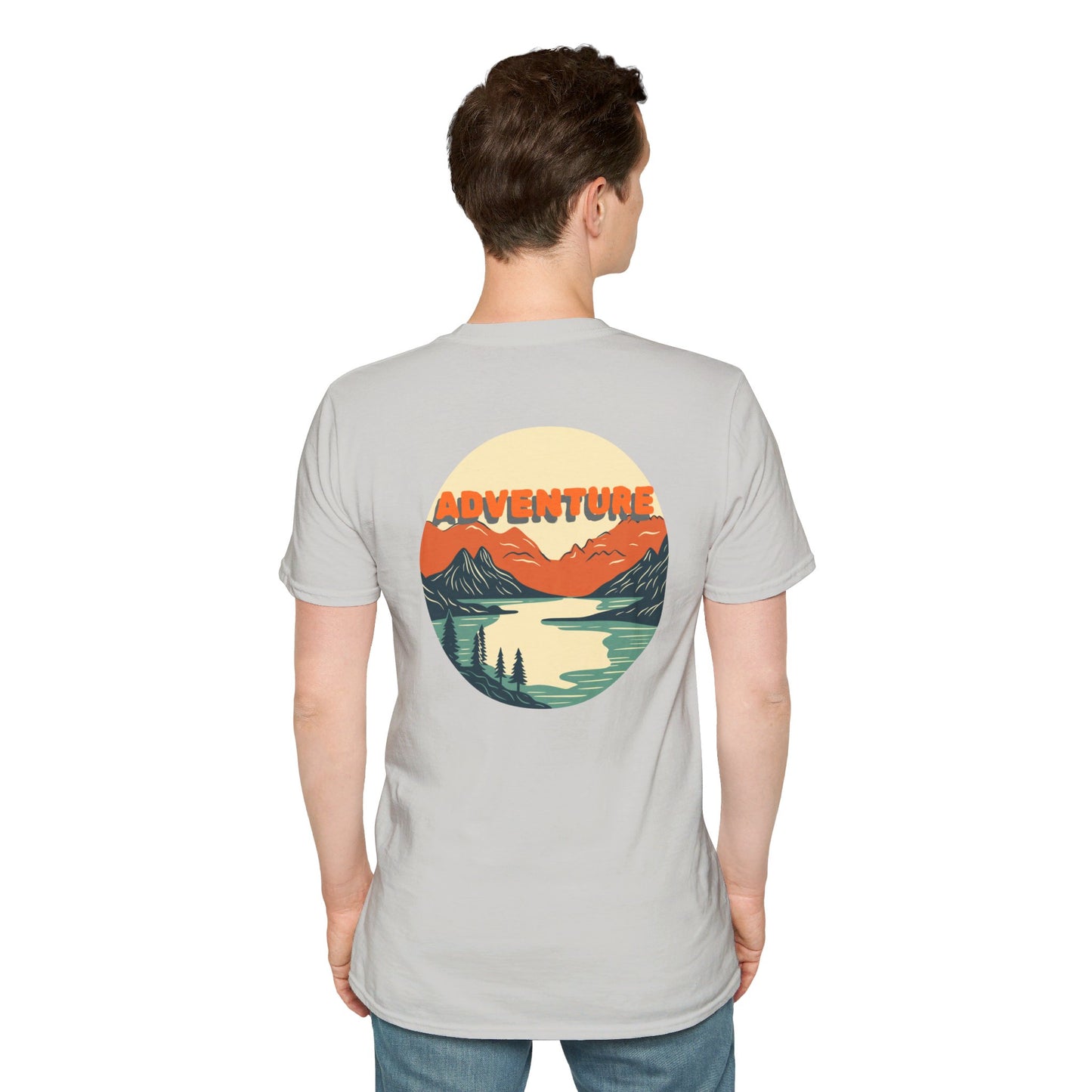 Adventure Hat Co Mountain Neutral Colors Unisex Soft style T-Shirt