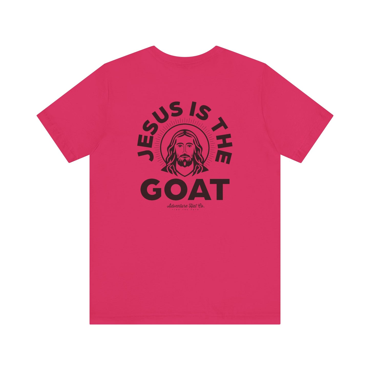 Jesus is the GOAT Unisex Tee - Adventure Hat Co designed for our Youth Group Shirt