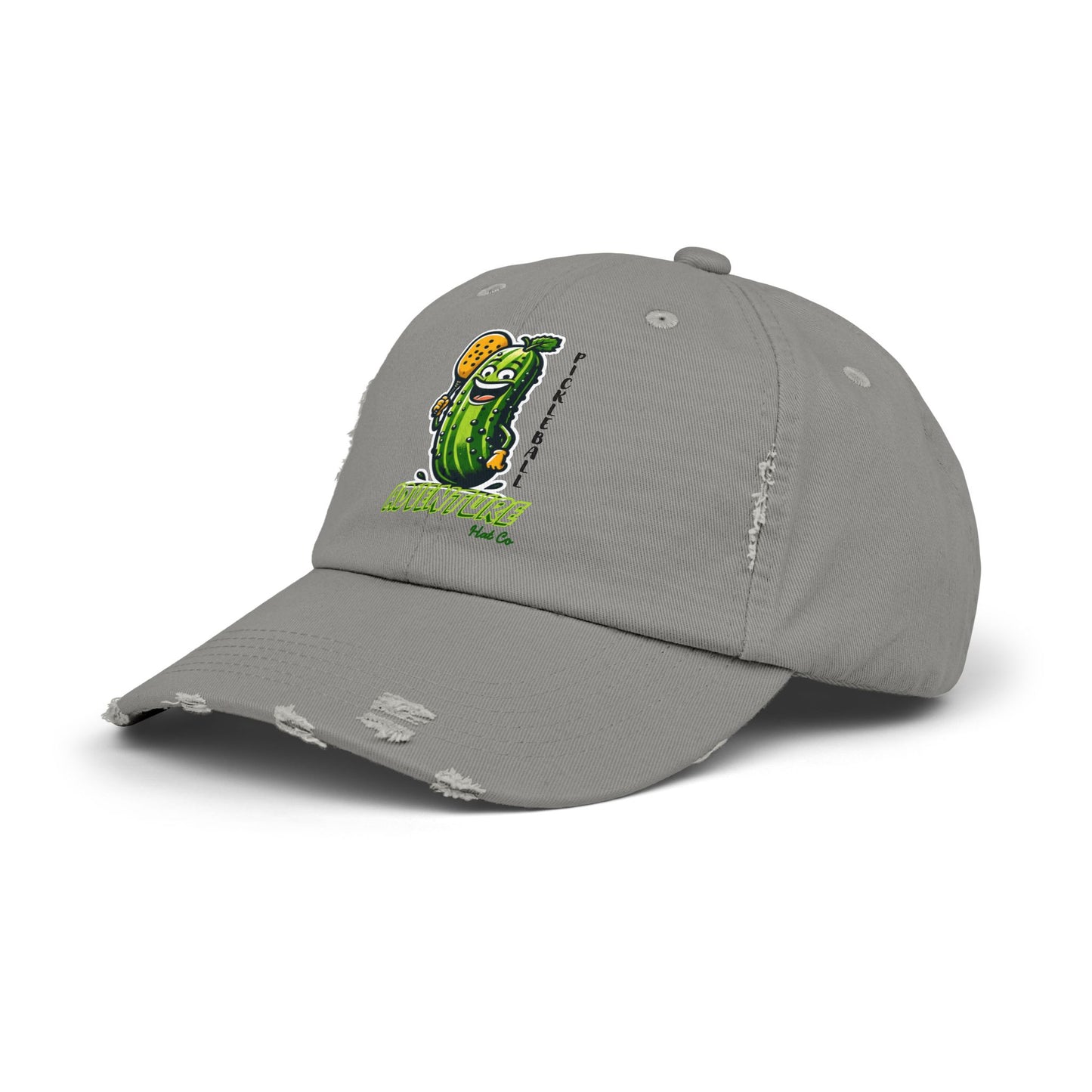 Adventure Hat Co Pickleball Dad Cap Unisex Distressed Cap