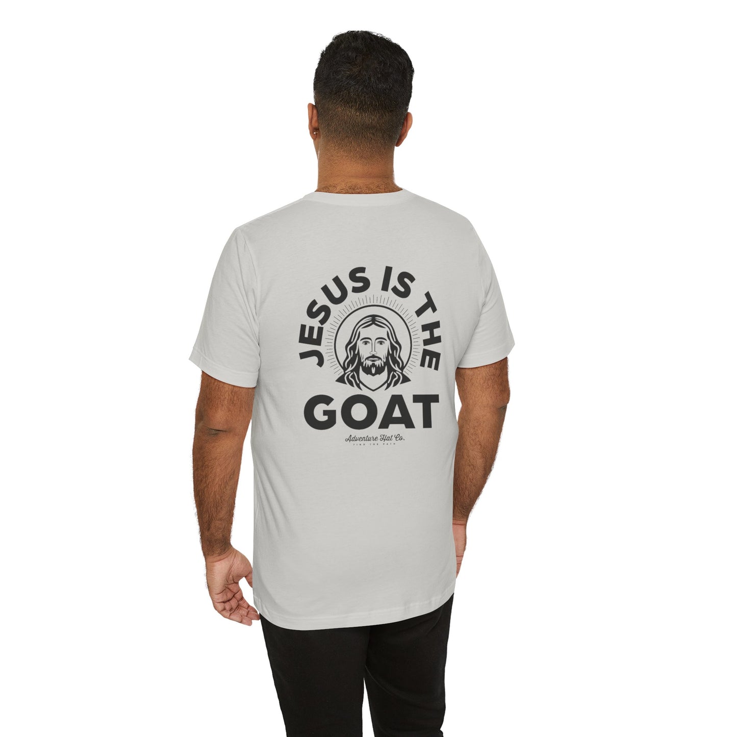 Jesus is the GOAT Unisex Tee - Adventure Hat Co designed for our Youth Group Shirt