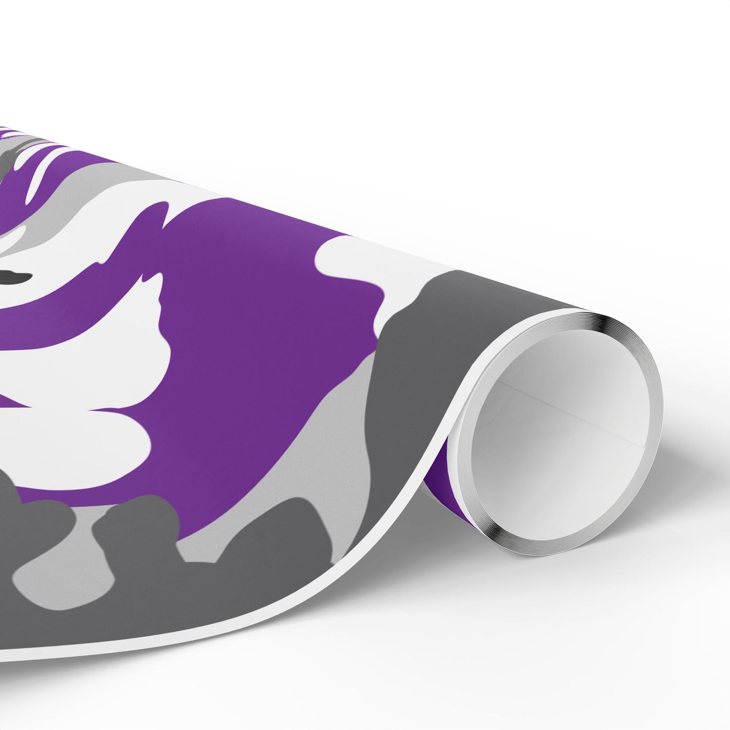 Purple Camouflage Wrapping Paper