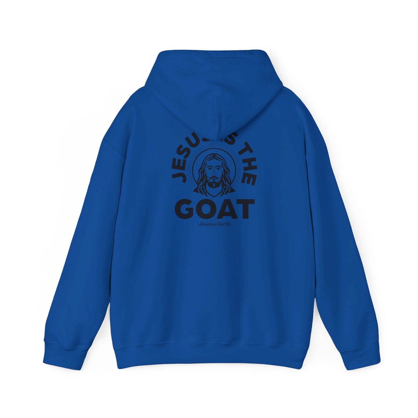 Adventure Hat Co "Jesus is the GOAT" Hoodie Unisex Heavy Blend™ Hooded Sweatshirt