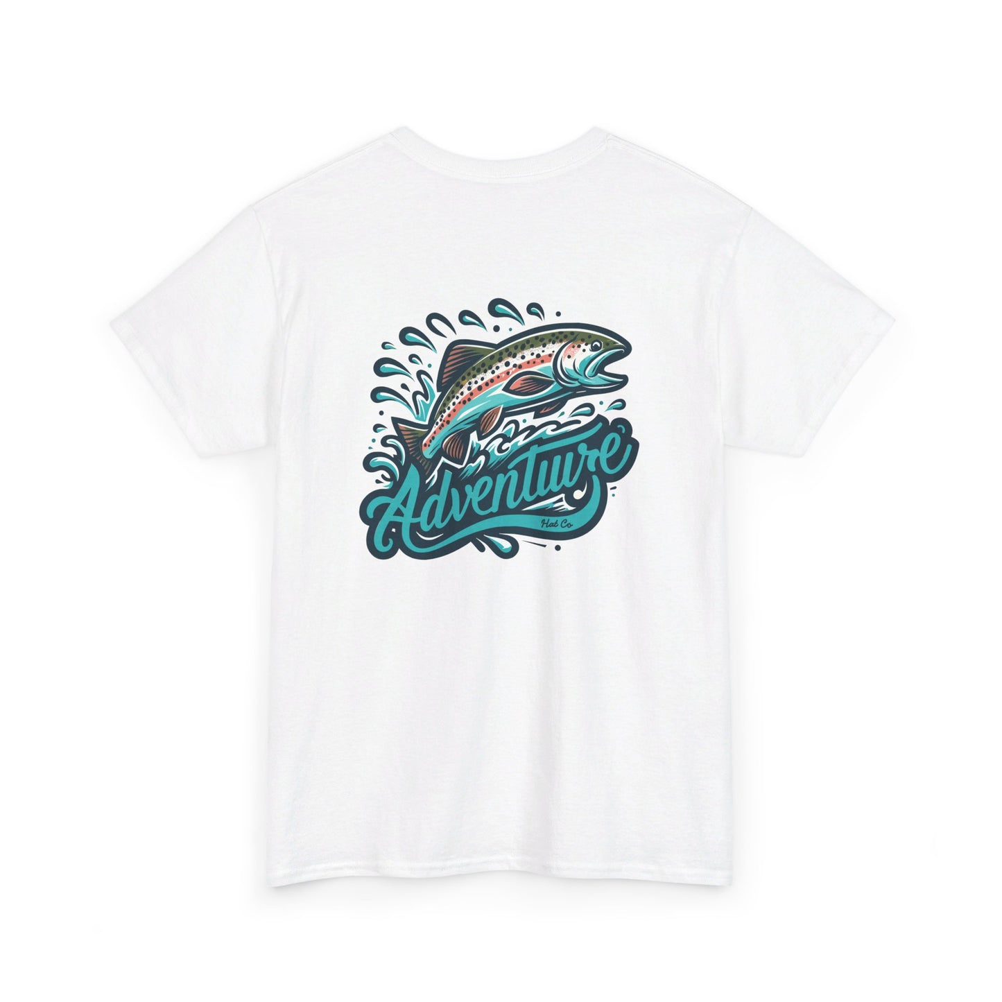 Adventure Hat Co Rainbow Trout Unisex Heavy Cotton Tee