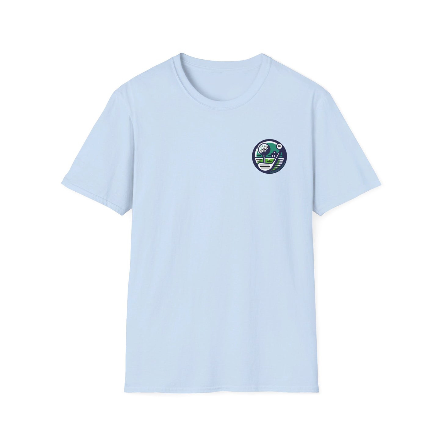 Adventure Hat Co Golf Design Unisex Softstyle T-Shirt