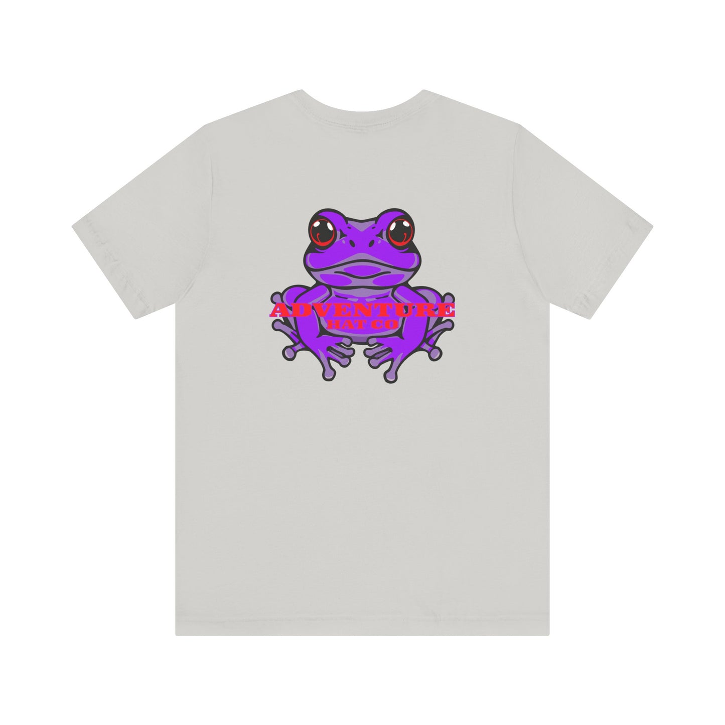 Adventure Hat Co Purple Frog Shirt Unisex Jersey Short Sleeve Tee