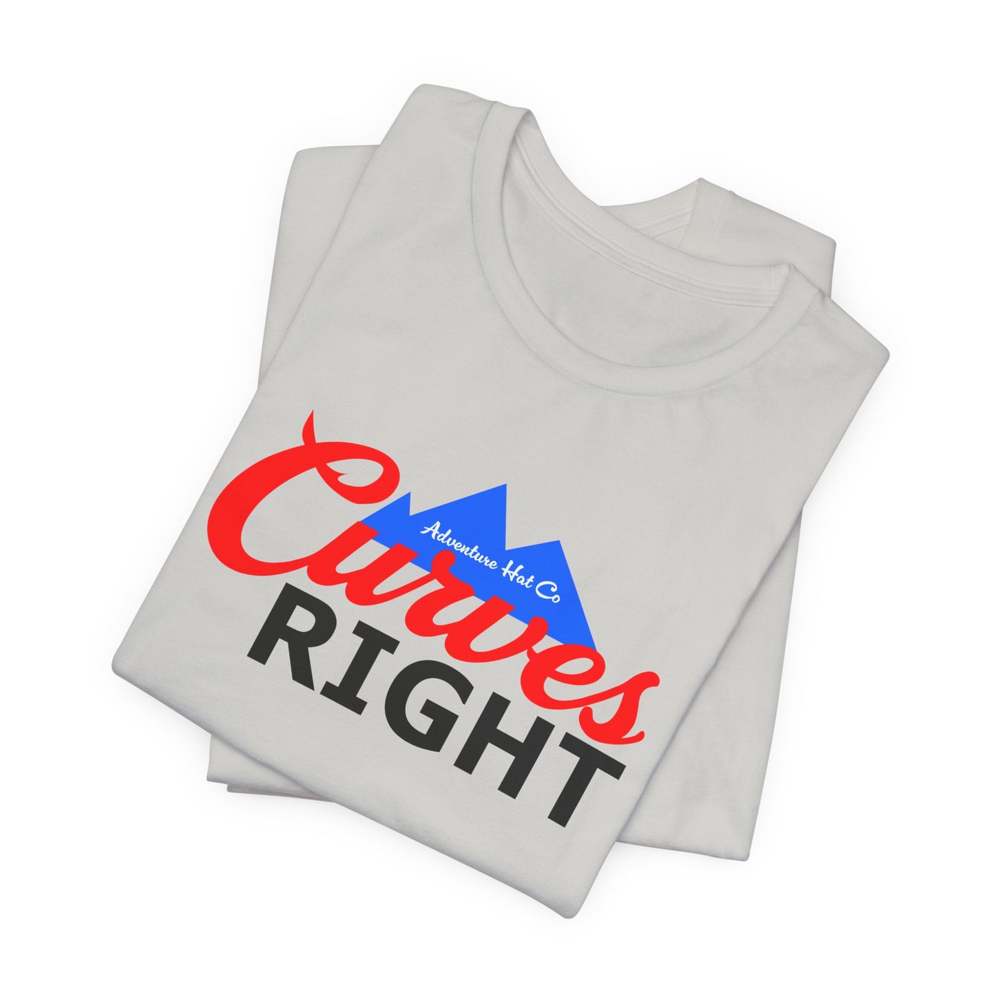 Funny Golf Curves Right T-Shirt for Dads and Golfers