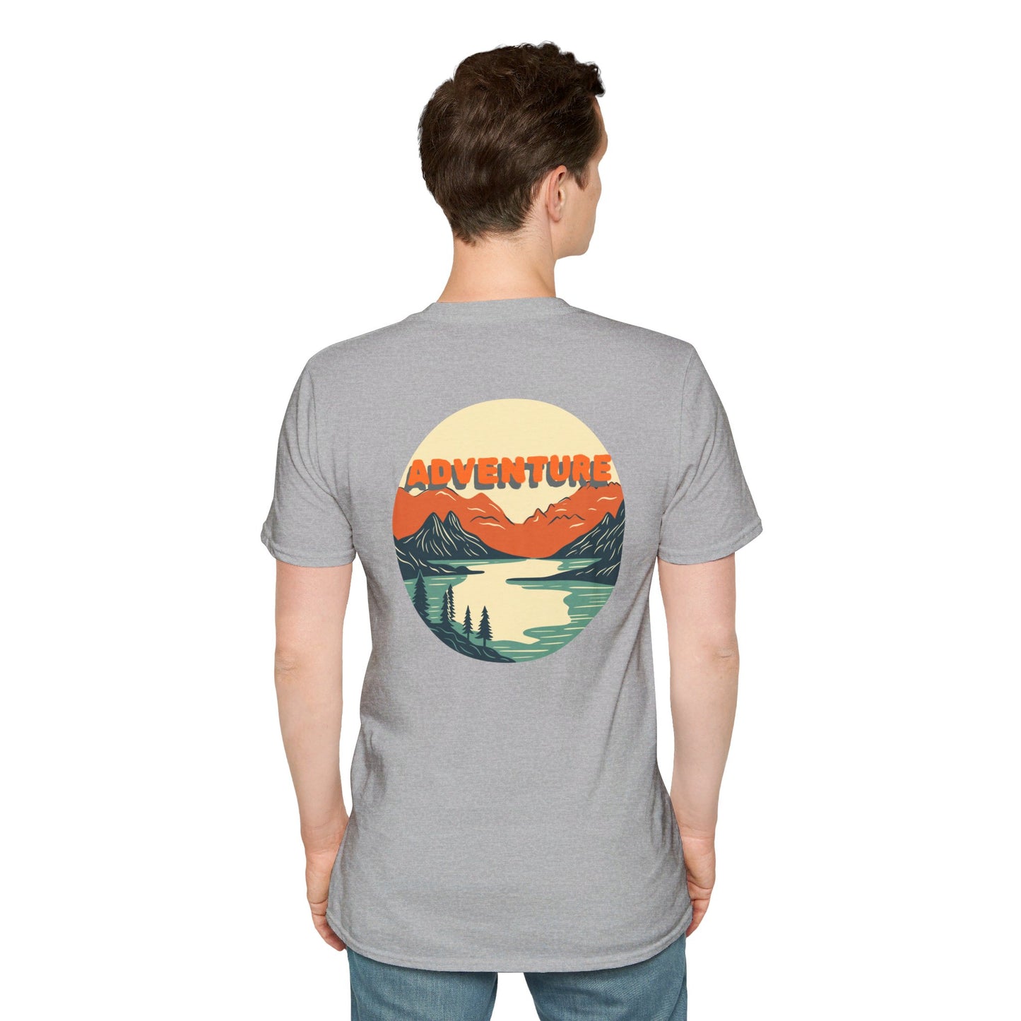 Adventure Hat Co Mountain Neutral Colors Unisex Soft style T-Shirt