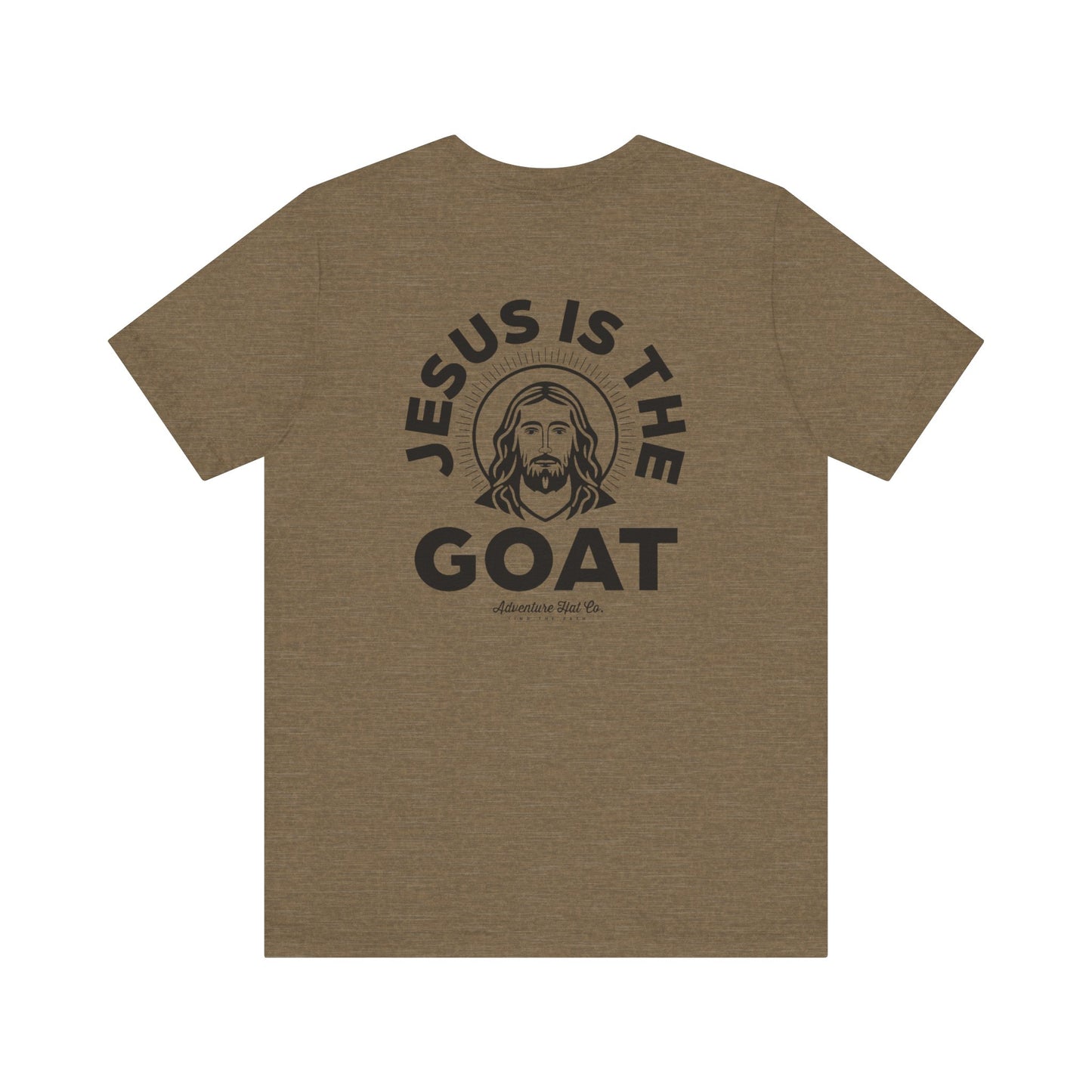 Jesus is the GOAT Unisex Tee - Adventure Hat Co designed for our Youth Group Shirt