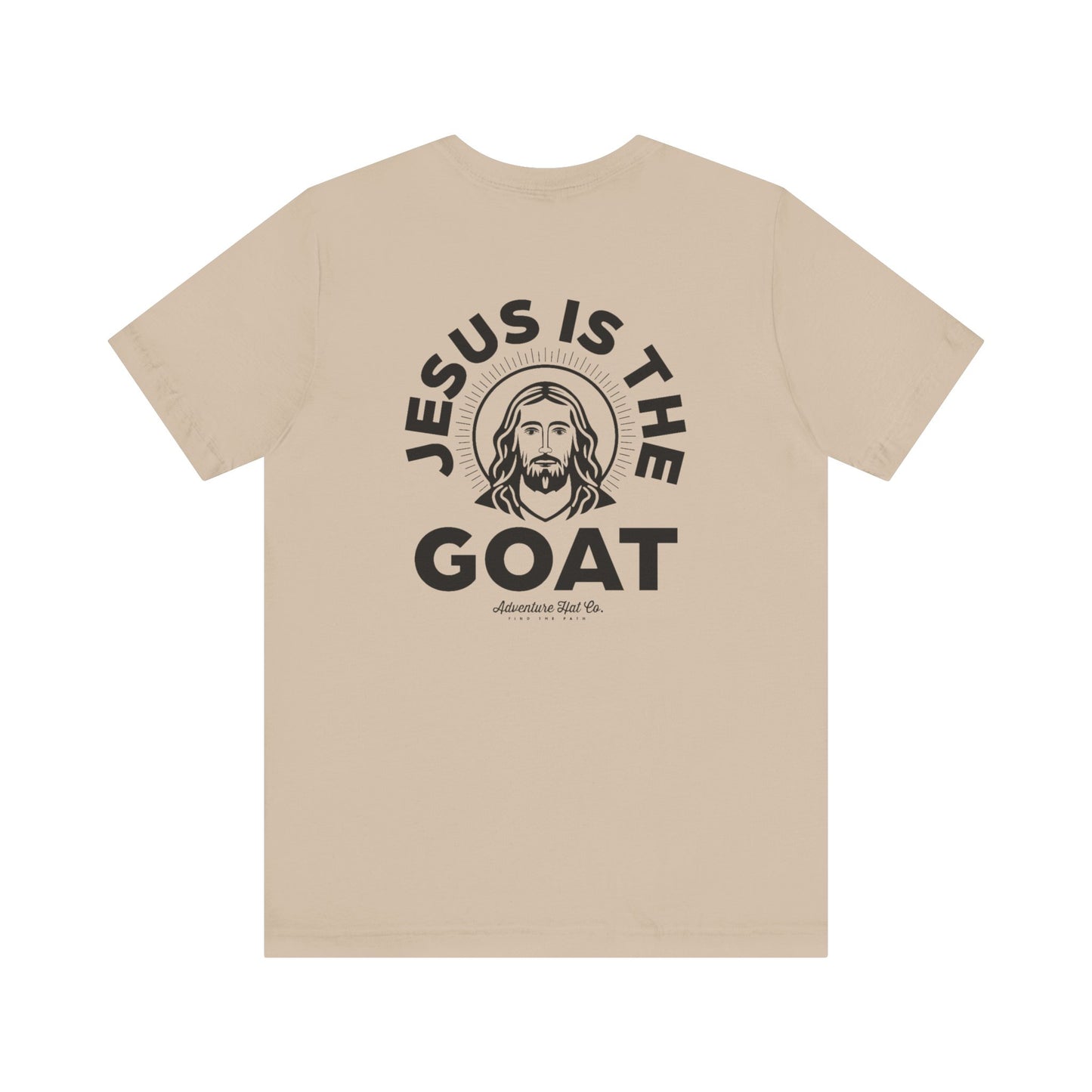 Jesus is the GOAT Unisex Tee - Adventure Hat Co designed for our Youth Group Shirt