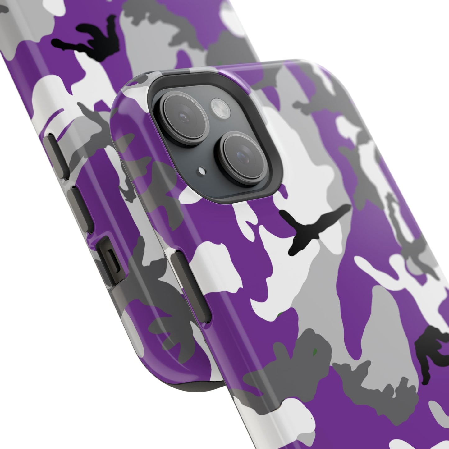 iPhone Case - Adventure Hat Co Purple Camo Impact-Resistant Case for 16, 15, and 14 Models