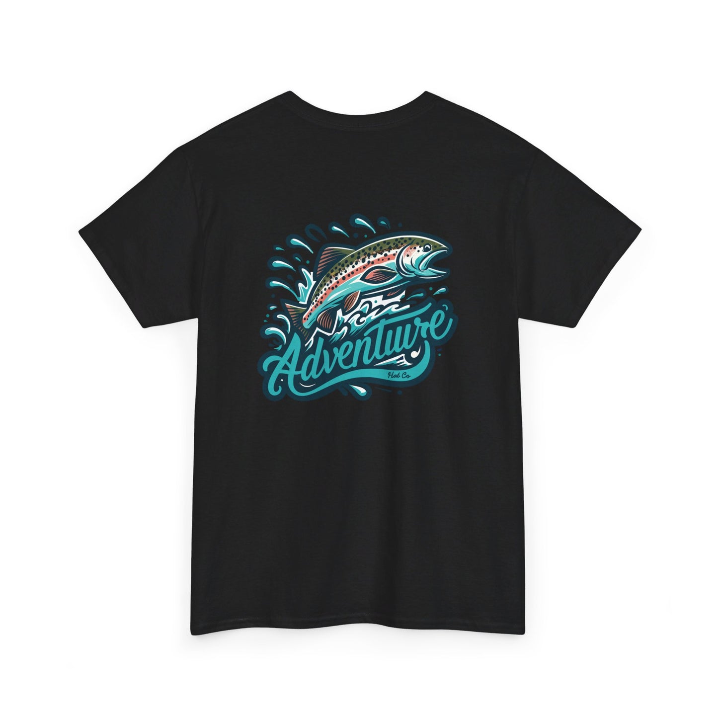 Adventure Hat Co Rainbow Trout Unisex Heavy Cotton Tee